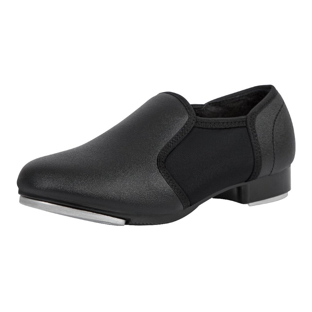 Unisex Child elastic slip on tap shoe size 10